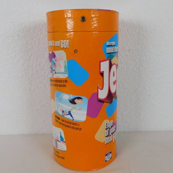 Jenga Original Wood Block Game Parker Brothers 2006 Orange Tube Family Game FLAW - Picture 4 of 8